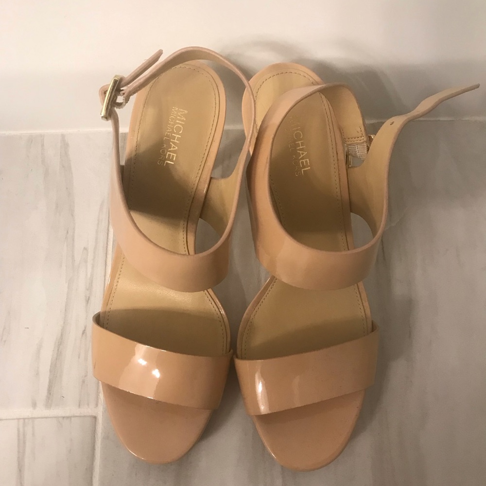Michael Kors nude heels. Size 7 worn twice!